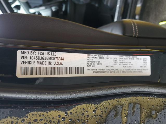 2021 DODGE DURANGO SR 1C4SDJGJ6MC573944