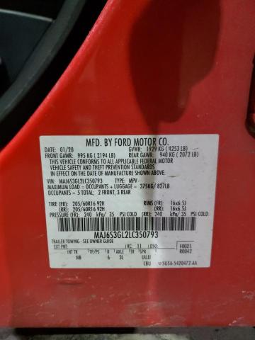 2020 FORD ECOSPORT S - MAJ6S3GL2LC350793