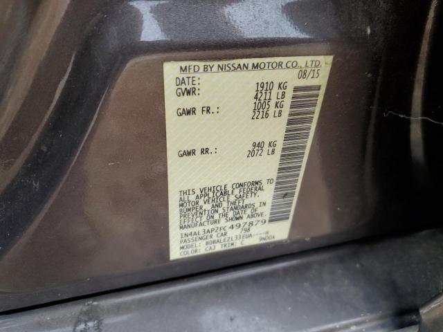 2015 NISSAN ALTIMA 2.5 - 1N4AL3AP2FC497879