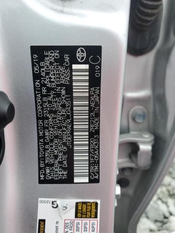 2020 TOYOTA COROLLA LE - JTDEPRAE9LJ043511