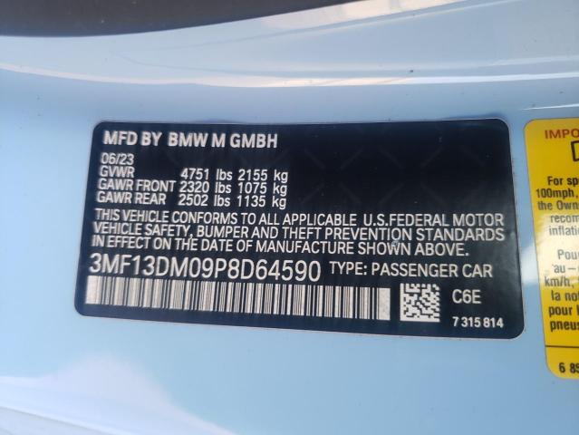 2023 BMW M2 - 3MF13DM09P8D64590