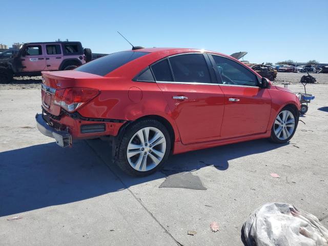 CHEVROLET CRUZE LTZ 2015 red sedan 4d gas 1G1PG5SB9F7297719 photo #4