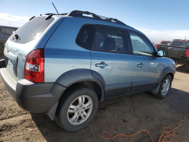 HYUNDAI TUCSON SE 2008 blue  gas KM8JN72D38U866693 photo #4