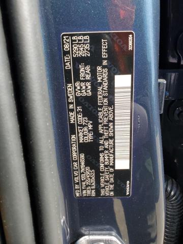2022 VOLVO XC60 B5 IN - YV4L12DL7N1946590