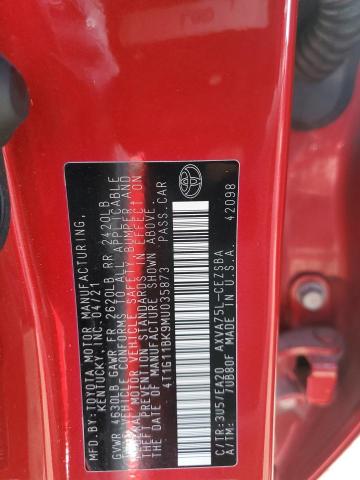 2021 TOYOTA CAMRY SE 4T1G11BK9MU035873