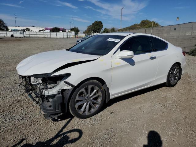 HONDA ACCORD EXL 2014 white  gas 1HGCT2B8XEA008337 photo #1