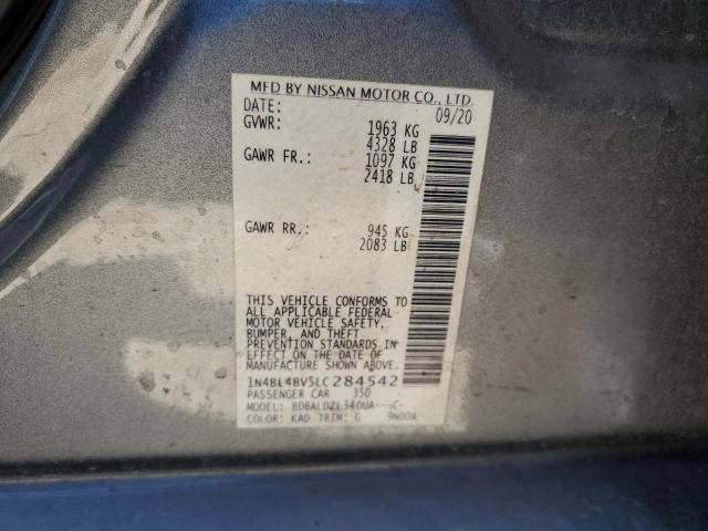 2020 NISSAN ALTIMA S - 1N4BL4BV5LC284542