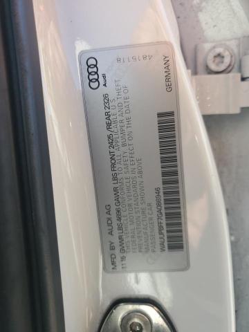 2016 AUDI A3 E-TRON WAUUPBFF7GA086946