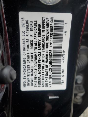 2016 HONDA CIVIC LX - 19XFC2F55GE095365