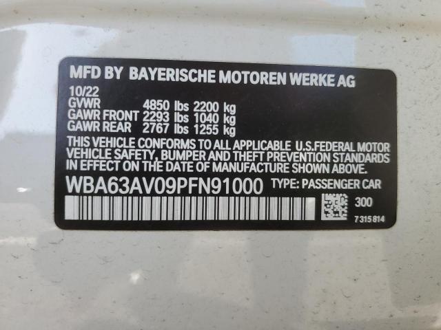 2023 BMW 430I GRAN WBA63AV09PFN91000