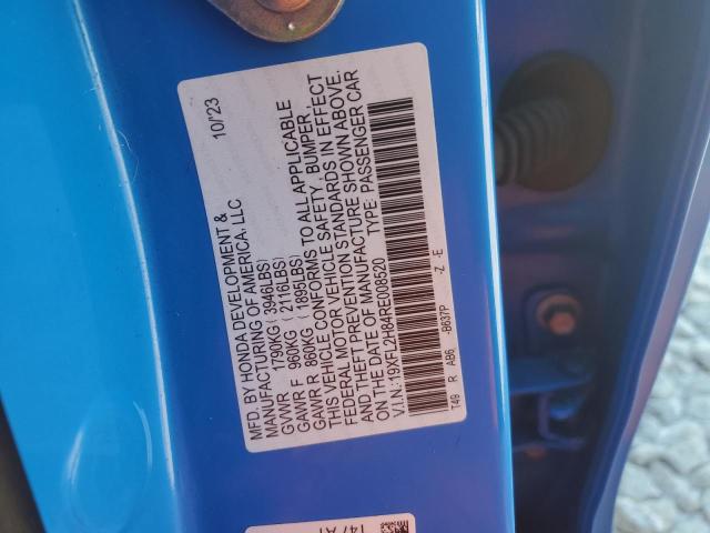 2024 HONDA CIVIC 19XFL2H84RE008520