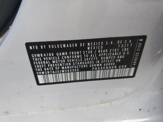 2018 VOLKSWAGEN JETTA S - 3VW2B7AJ3JM263355