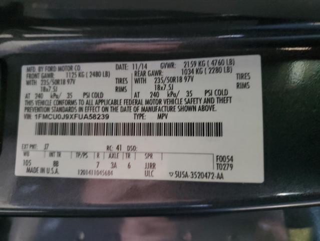 2015 FORD ESCAPE TIT - 1FMCU0J9XFUA58239