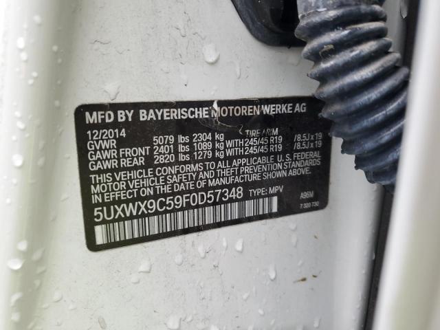 2015 BMW X3 XDRIVE2 - 5UXWX9C59F0D57348