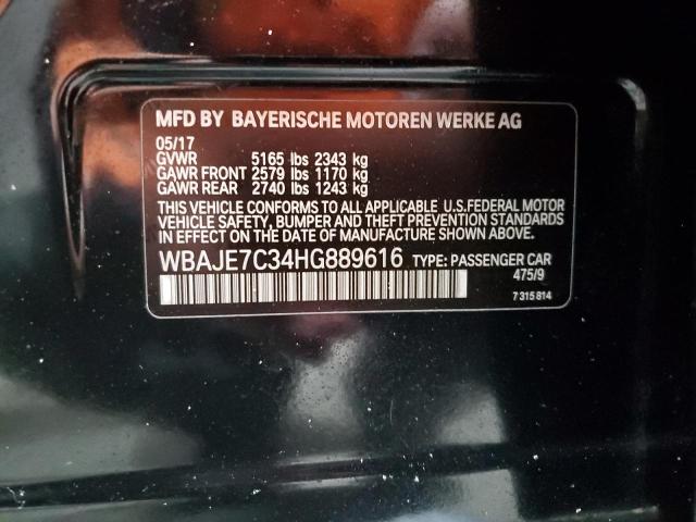 2017 BMW 540 XI WBAJE7C34HG889616