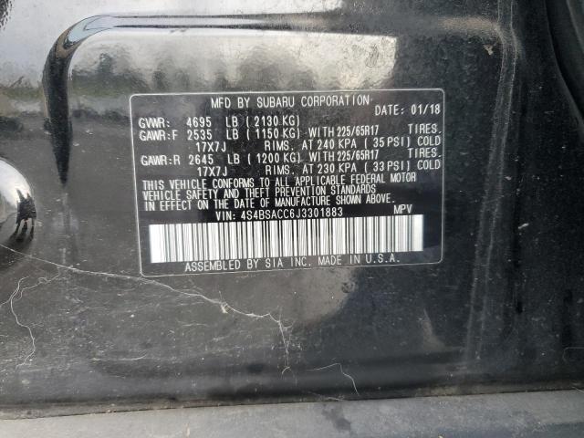 2018 SUBARU OUTBACK 2. - 4S4BSACC6J3301883