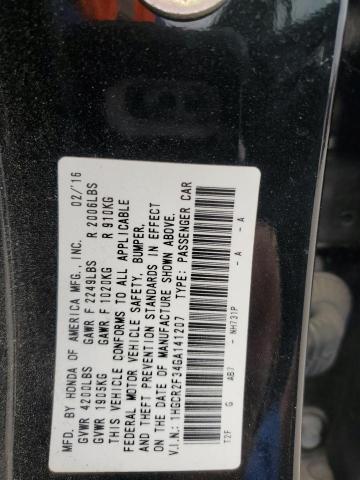 2016 HONDA ACCORD LX - 1HGCR2F34GA141207
