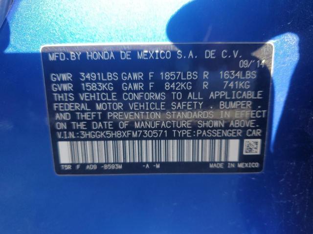 2015 HONDA FIT EX - 3HGGK5H8XFM730571