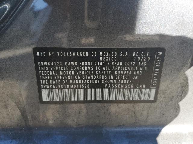 2021 VOLKSWAGEN JETTA S - 3VWC57BU1MM011578