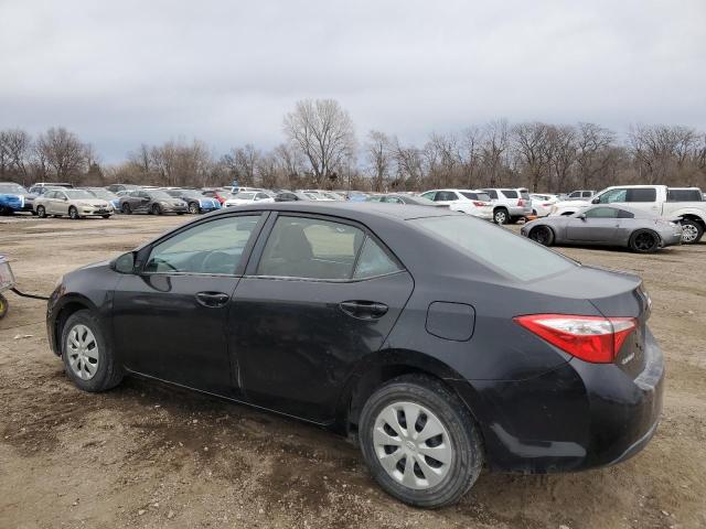 TOYOTA COROLLA L 2016 black sedan 4d gas 5YFBURHE0GP455674 photo #3