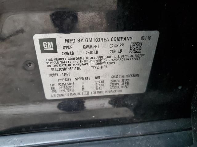 2017 BUICK ENCORE ESS - KL4CJCSB1HB011190