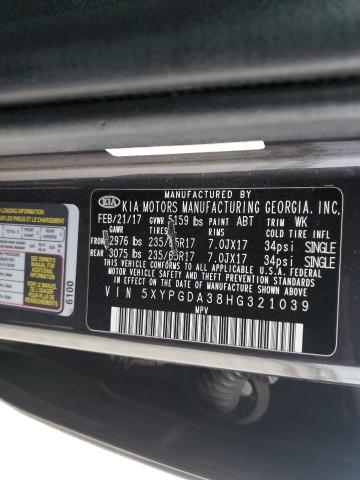 2017 KIA SORENTO LX - 5XYPGDA38HG321039