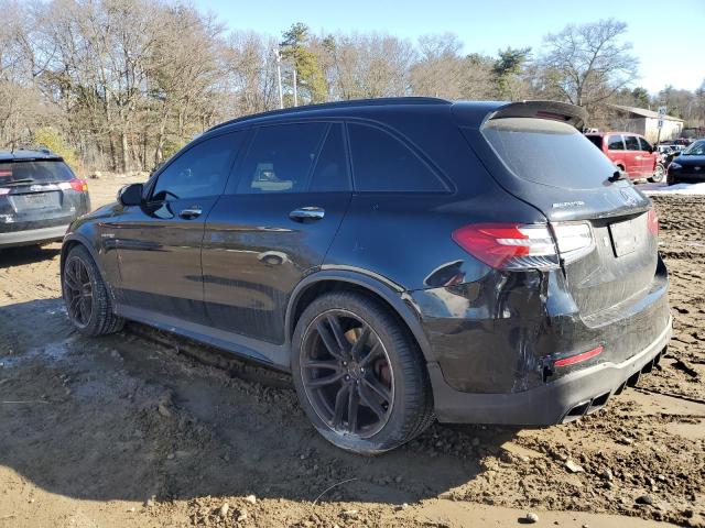 MERCEDES-BENZ GLC 63 4MA 2019 black  gas WDC0G8JB4KF639552 photo #3