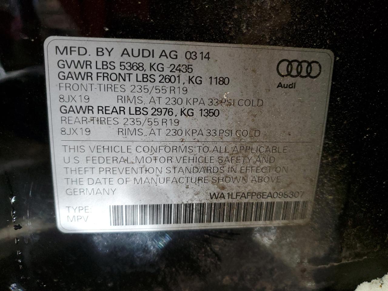 Audi Q5 premium 2014