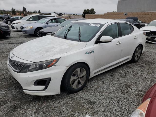 KIA OPTIMA HYB 2015 white  hybrid engine KNAGM4AD7F5078912 photo #1