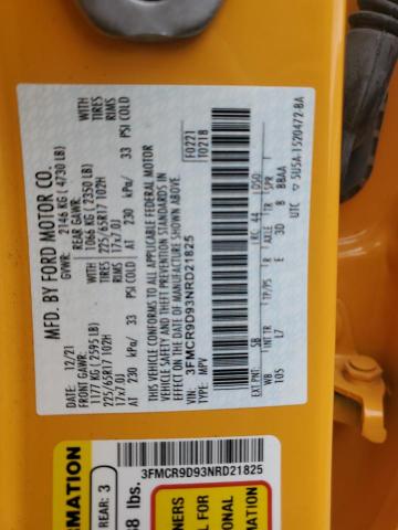 2022 FORD BRONCO 3FMCR9D93NRD21825