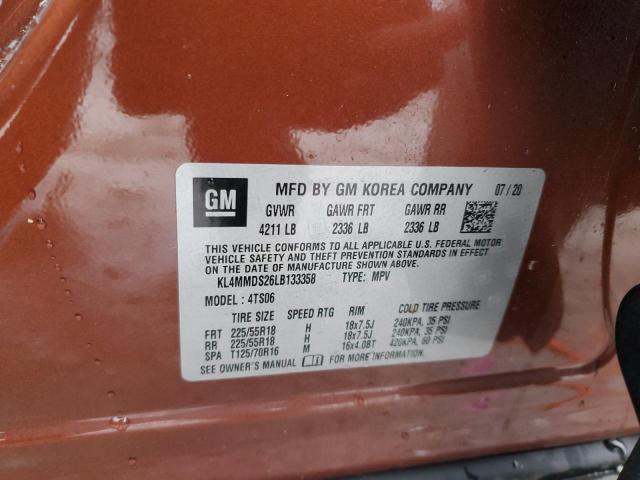 2020 BUICK ENCORE GX KL4MMDS26LB133358