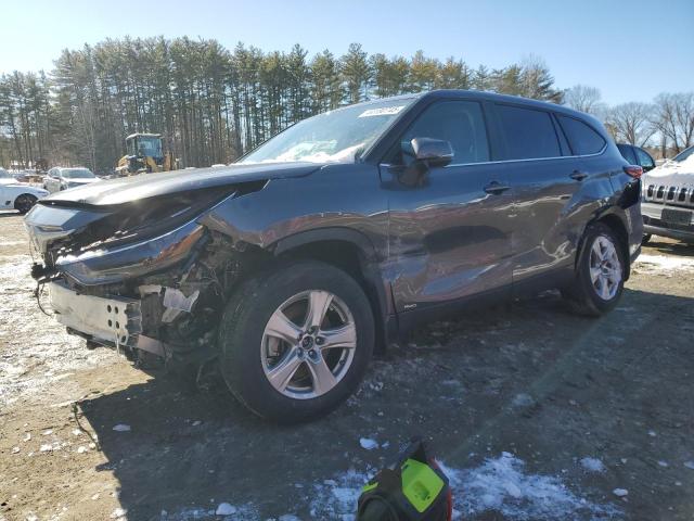 TOYOTA HIGHLANDER 2023 charcoal  hybrid engine 5TDBBRCH5PS114527 photo #1