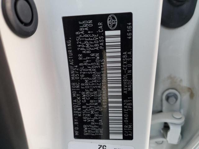 2025 TOYOTA CAMRY 4T1DAACK1SU011145