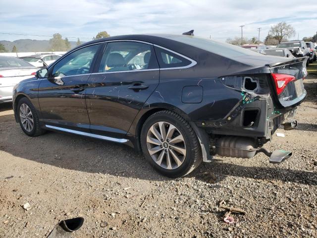 HYUNDAI SONATA SPO 2015 black  gas 5NPE34AF7FH032043 photo #3