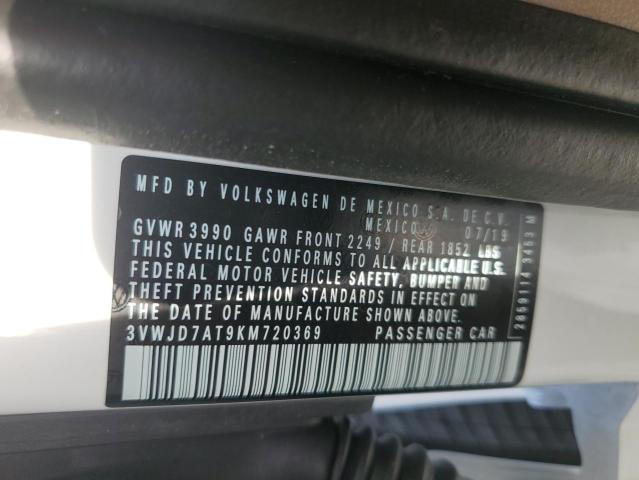 2019 VOLKSWAGEN BEETLE SE 3VWJD7AT9KM720369