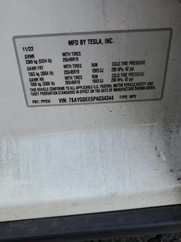 2023 TESLA MODEL Y - 7SAYGDEE5PA034344