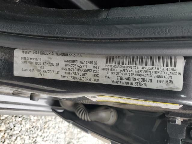 2015 FIAT 500L TREKK ZFBCFADH8FZ030470