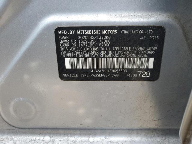 2015 MITSUBISHI MIRAGE DE ML32A3HJ4FH053303
