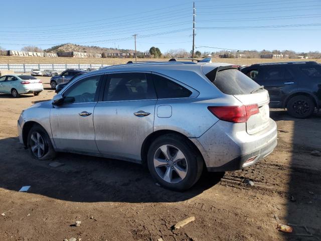 ACURA MDX 2014 silver  gas 5FRYD4H2XEB015391 photo #3