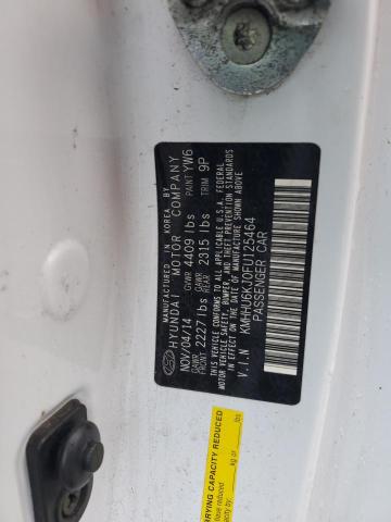 2015 HYUNDAI GENESIS CO - KMHHU6KJ0FU125464