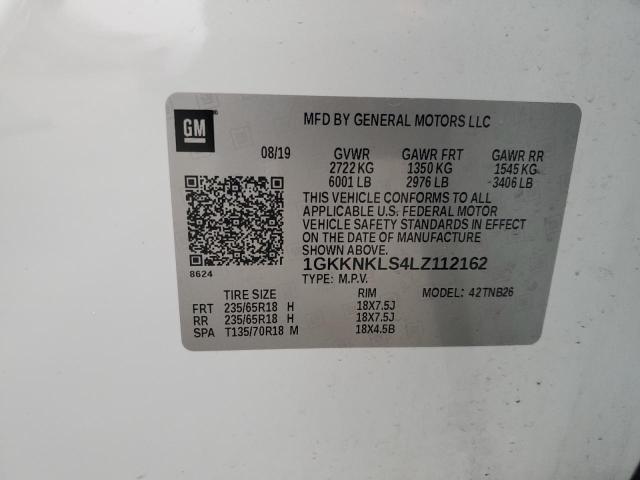 2020 GMC ACADIA SLE - 1GKKNKLS4LZ112162