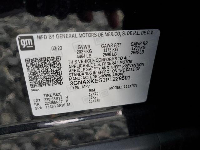 2023 CHEVROLET EQUINOX LT - 3GNAXKEG1PL228501