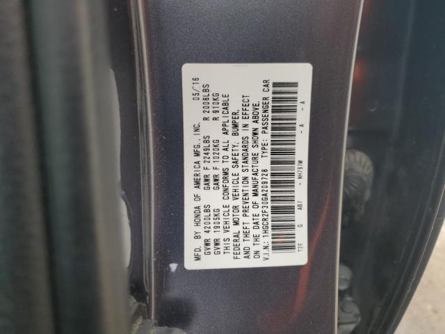 2016 HONDA ACCORD LX - 1HGCR2F30GA209728