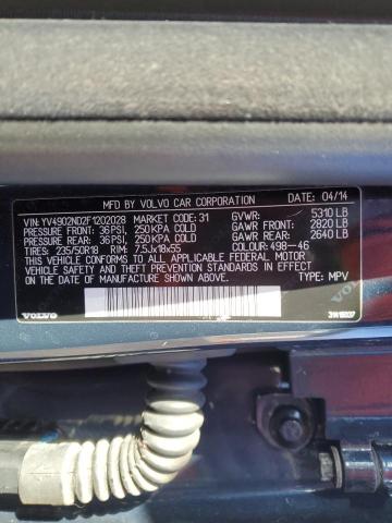 2015 VOLVO XC70 T6 PL YV4902ND2F1202028