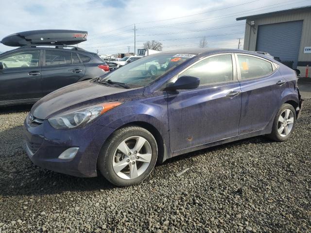 HYUNDAI ELANTRA GL 2013 blue sedan 4d gas 5NPDH4AE3DH161141 photo #1
