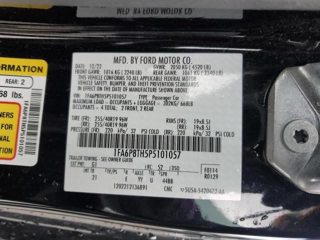 2023 FORD MUSTANG - 1FA6P8TH5P5101057