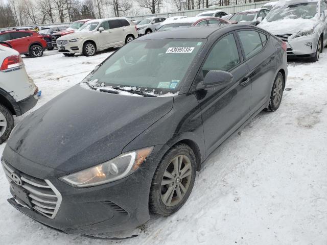 HYUNDAI ELANTRA SE 2017 black  gas 5NPD84LF8HH185981 photo #1