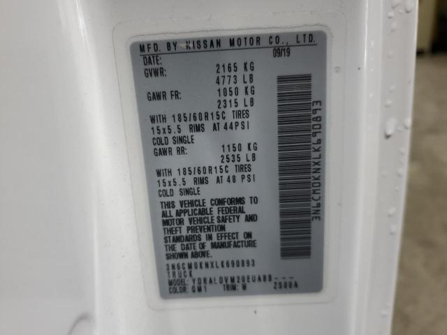 2020 NISSAN NV200 2.5S - 3N6CM0KNXLK690893