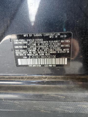 2019 SUBARU CROSSTREK - JF2GTAEC8KH264104