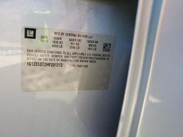 2017 CHEVROLET MALIBU LT - 1G1ZE5ST2HF291213